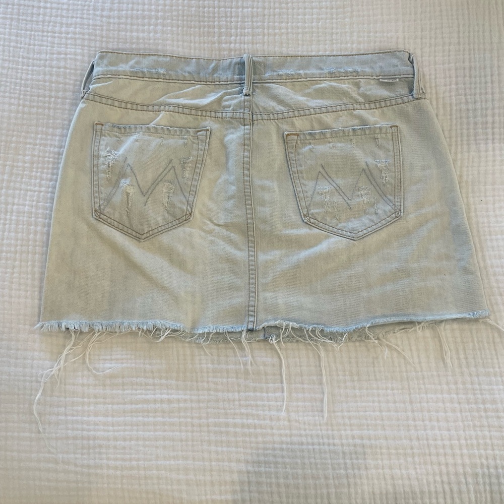 MOTHER Denim Skirt, The Big Mini A-Line, size 29